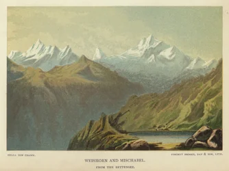 Weishorn e Mischabel, dal Bettensee